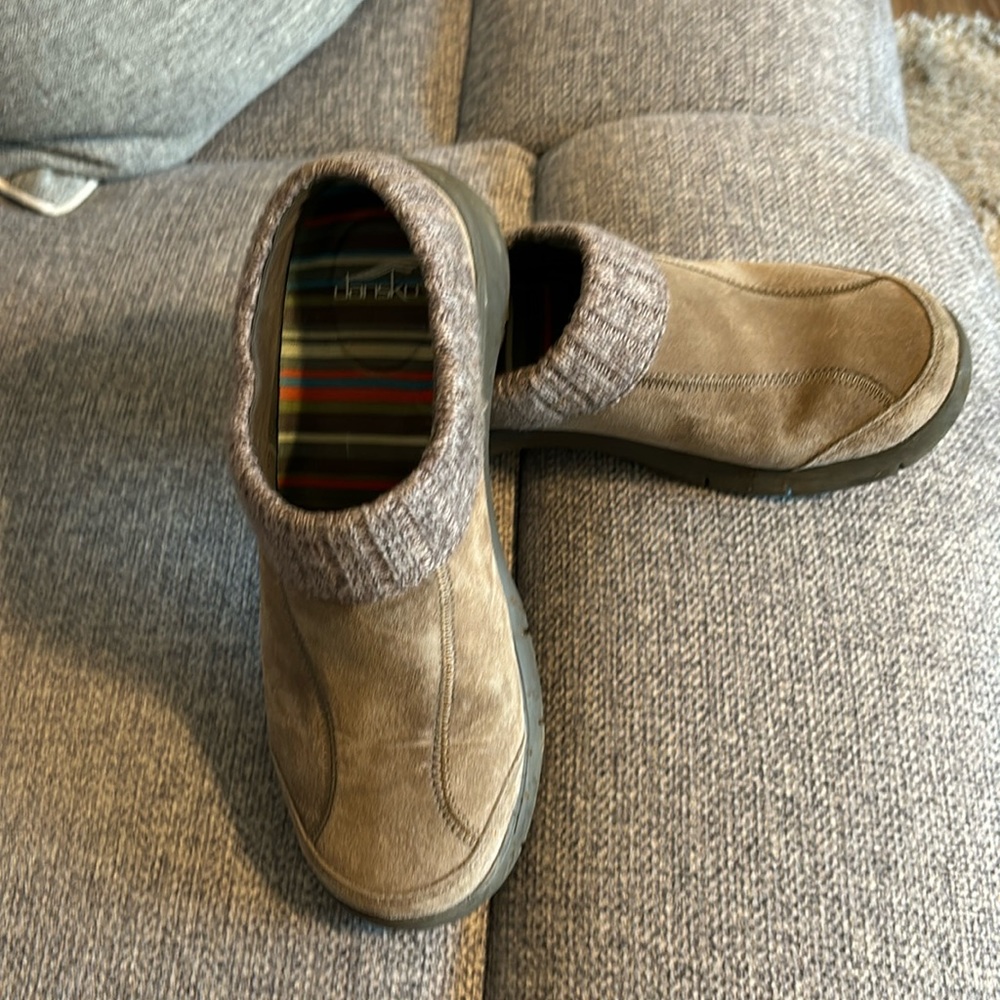 Dansko Leather upper slids